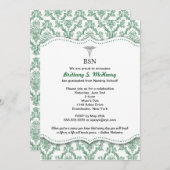 invitations d'épinglage de diplôme d'infirmière Gr (Devant / Derrière)