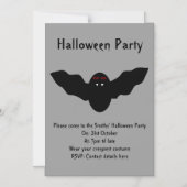 Invitations déplaisants du parti Vampire Bat Hallo (Recto)
