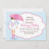 Invitations d'épouse Fête de l'mariée (Devant)