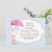 Invitations d'épouse Fête de l'mariée (Debout devant)