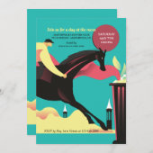 Invitations Derby Race Party (Devant / Derrière)