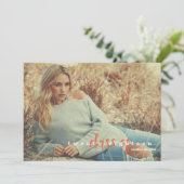 Invitations des diplômés de Burnt Orange Arrow (Debout devant)