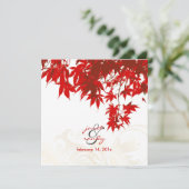 Invitations des Feuilles/mariages de automne de Re (Debout devant)