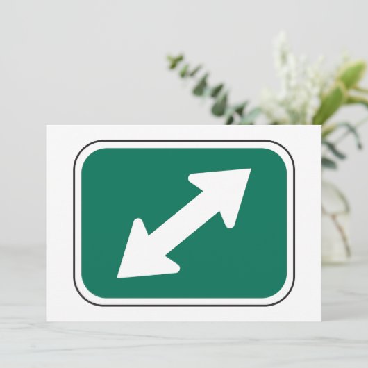 Invitations des flèches à double direction (Debout devant)