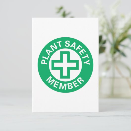 Invitations des membres de la sécurité des plantes (Debout devant)