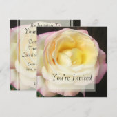 Invitations des Roses de paix (Devant / Derrière)