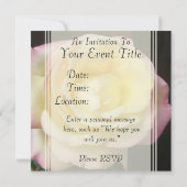 Invitations des Roses de paix (Dos)