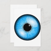 Invitations des yeux bleus (Devant / Derrière)