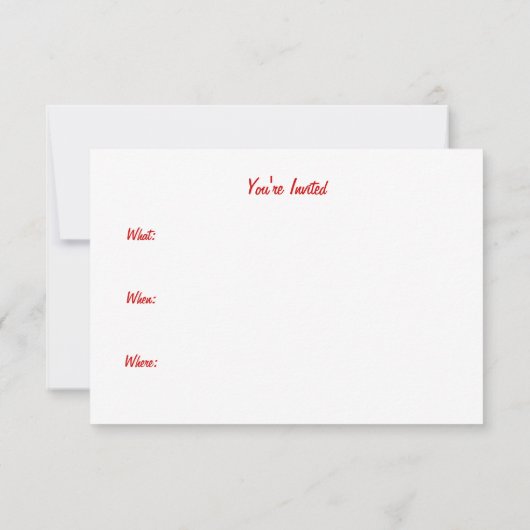 Invitations d'été pour chats de Bikini (Dos)