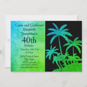 Invitations d'été tropicales (Devant)