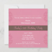 INVITATIONS D'ÉVÉNEMENT SPÉCIAL : : finesse 4SQ (Dos)