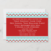 Invitations d'événements de création d'équipe d'en (Dos)