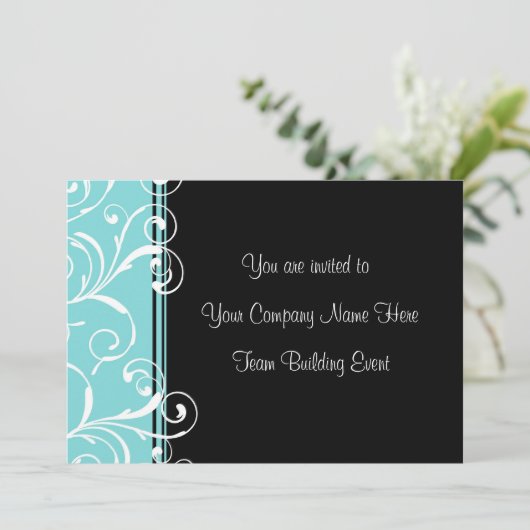 Invitations d'événements de création d'équipes d'e (Debout devant)