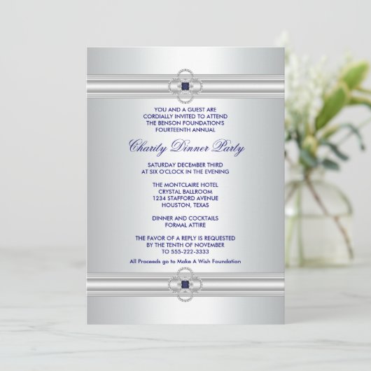 Invitations d'événements de fête d'entreprise (Debout devant)