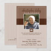 INVITATIONS d'événements spéciaux :: beau carré 7P (Devant / Derrière)