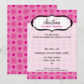 INVITATIONS d'événements spéciaux :: délicieux 8P (Devant / Derrière)