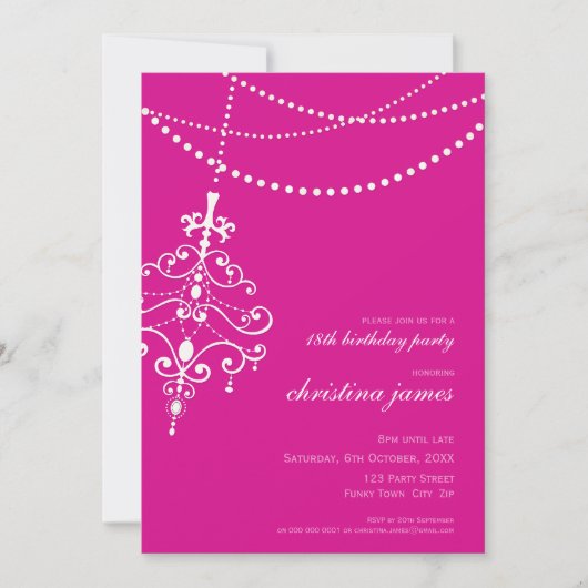 INVITATIONS d'événements spéciaux :: lustre + lumi (Devant)