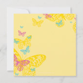 INVITATIONS d'événements spéciaux :: papillons 6SQ (Dos)