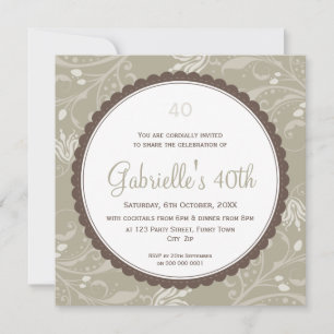 INVITATIONS d'événements spéciaux :: pétoncle rond