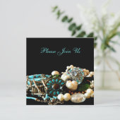 Invitations d'exposition d'expo de bijoux (Debout devant)