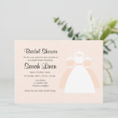 Invitations d'Fêtes des mariées personnalisés à la (Debout devant)