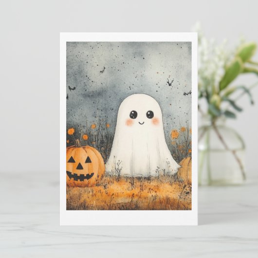 Invitations d'Halloween (Debout devant)