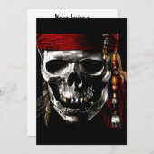 Invitations d'Halloween (Devant / Derrière)