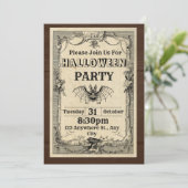 Invitations d'Halloween 2024 (Debout devant)