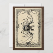 Invitations d'Halloween 2024 (Dos)