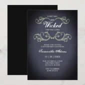 Invitations d'Halloween Adulte Costume Party (Devant / Derrière)