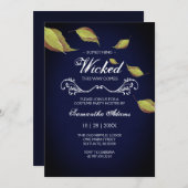 Invitations d'Halloween Adulte Costume Party (Devant / Derrière)