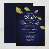 Invitations d'Halloween Adulte Costume Party (Devant / Derrière)