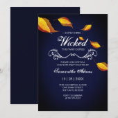 Invitations d'Halloween Adulte Costume Party (Devant / Derrière)