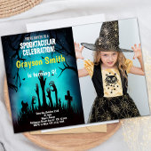 Invitations d'Halloween avec photo