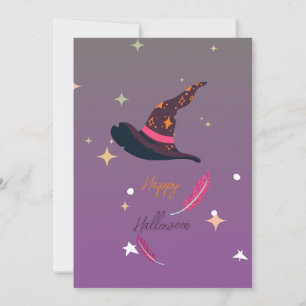 Invitations d'Halloween de sorcière