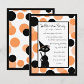 Invitations d'Halloween en pointes (Devant / Derrière)