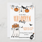 Invitations d'Halloween faites sur mesure pour une (Devant)