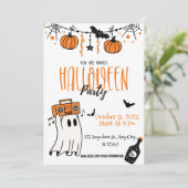 Invitations d'Halloween faites sur mesure pour une (Debout devant)
