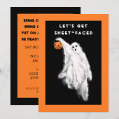 Invitations d'Halloween pour adultes (Devant / Derrière)