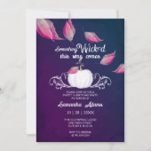 Invitations d'Halloween Sweet 16 Anniversaire fête (Devant)