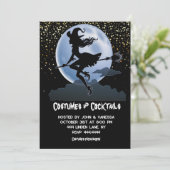 Invitations d'Halloween Witch Adult Party (Debout devant)