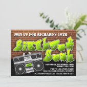 Invitations d'Hip hop de l'ancienne école (Debout devant)