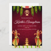 Invitations Digital Arangetram & Bharatnatyam (Devant / Derrière)