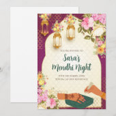 Invitations Digital Dholki et invitations Digital  (Devant / Derrière)