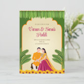 Invitations Digital Haldi & Cartes d'invitation Di (Debout devant)