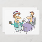 Invitations D'Infirmières Et De Patients (Devant / Derrière)