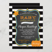 Invitations d'invitation de baby shower de garçon (Devant / Derrière)