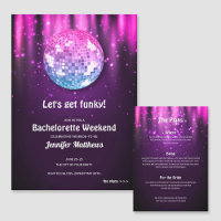 Invitations Disco Bachelorette Party