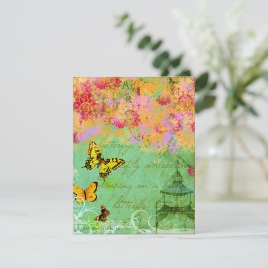 Invitations d'objets d'art de collection Papillon  (Debout devant)