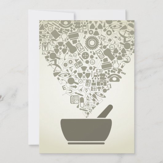 Invitations d'objets scientifiques (Devant)